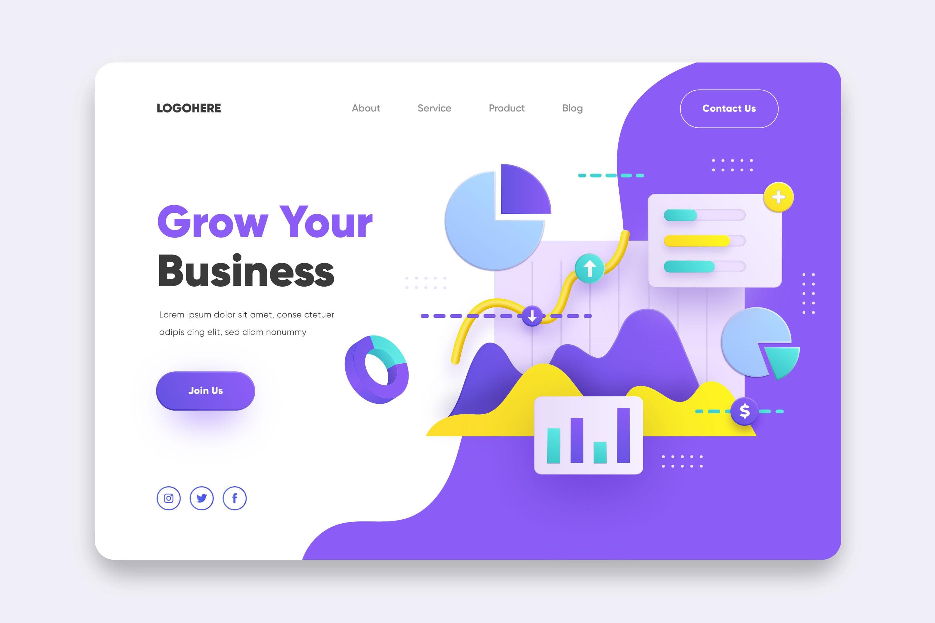 landing page