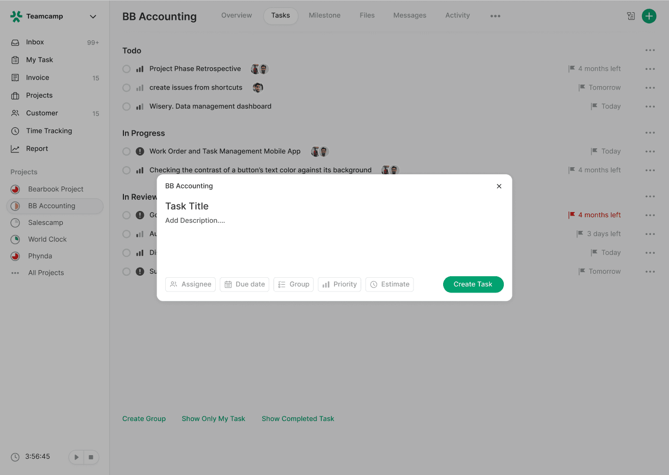 Groups, Priority, and Estimation in Projects